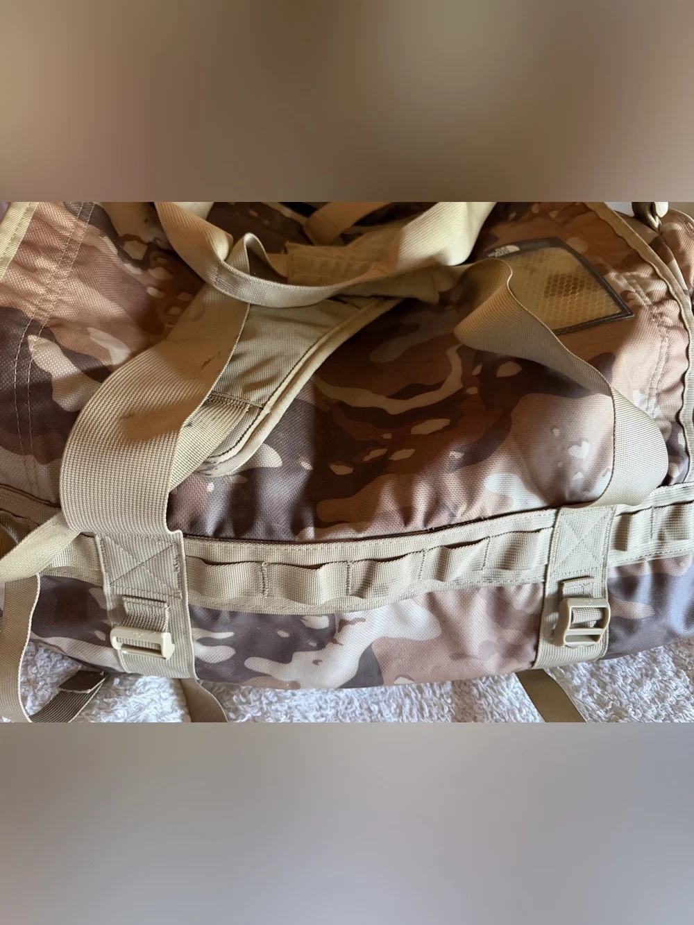 The North Face medium camo
